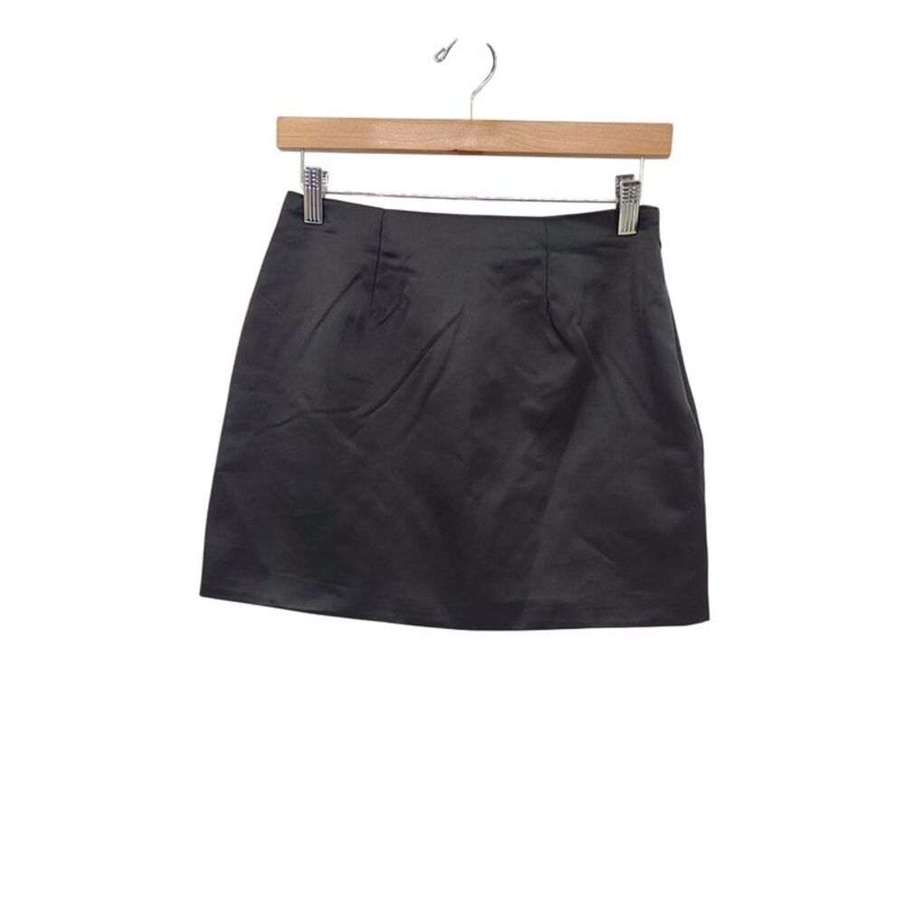 French Connection Women Jaxon Satin Mini Basic Black 4